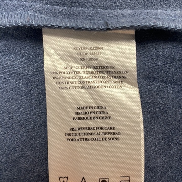 Kut from the Kloth Tayanita Faux Suede Draped Open Lightweight Blazer Blue XS - Picture 11 of 12